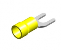 S5-6: Spade / Fork Terminal: 1,000 pieces 10-12 AWG 1/4 Stud